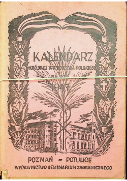 Kalendarz Królowej Wychodźtwa Polskiego na rok 1947