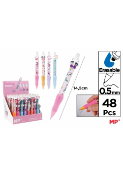 Długopis ścieralny 0,5mm kotki (48szt)