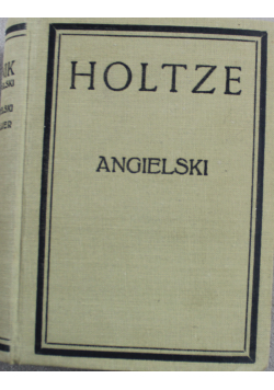 Holtze słownik polsko anielski