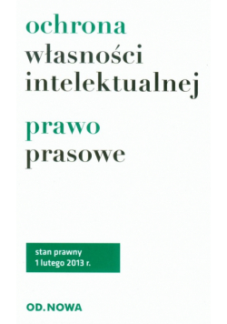 Ochrona własności intelektualnej prawo prasowe