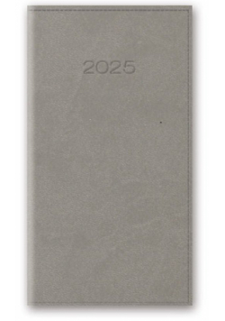 Kal 2025 A6 Tygodniowy Oprawa Vivella - Szary