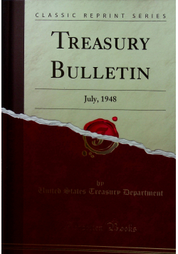 Treasury Bulletin reprint z 1948 r