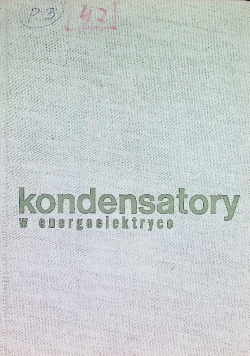 Kondensatory w energoelektryce