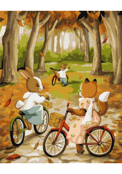 Malowanie po numerach - Jesienna przejażdżka 40x50