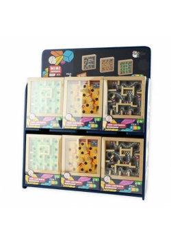 Puzzle IQ drewniany labirynt MIX