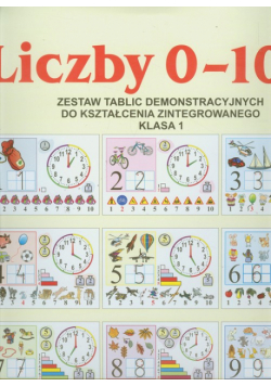 Liczby 0-10 Zestaw tablic demonstracyjnych
