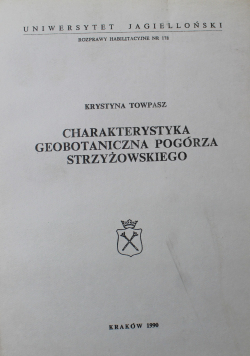 Charakterystyka geobotaniczna pogórza strzyżowskiego