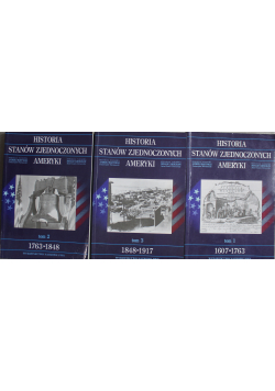 Historia Stanów Zjednoczonych Ameryki zestaw 3 książek