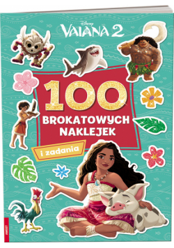 Vaiana 2 100 brokatowych naklejek NB-9106