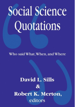 Social Science Quotations