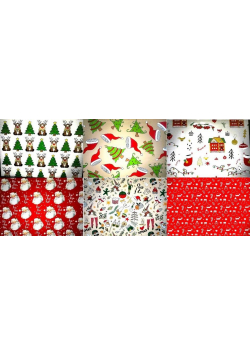 Papier świąteczny MIX