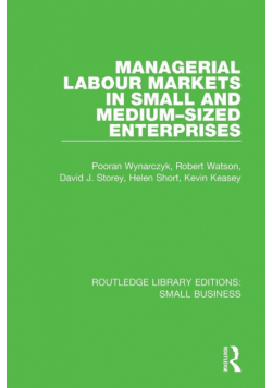 Managerial Labour Markets in Small and Medium-Sized Enterprises