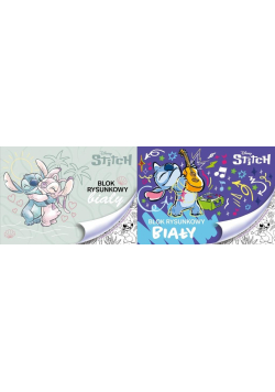 Blok rysunkowy biały A4/20K Stitch mix