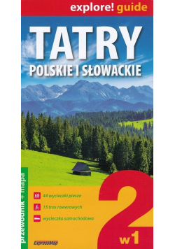 Tatry Polskie i Słowackie 2w1 przewodnik plus mapa