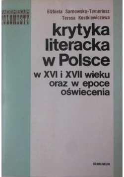 Krytyka literacka w Polsce