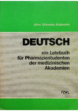 Deutsch Podręcznik języka niemieckiego dla studentów farmacji