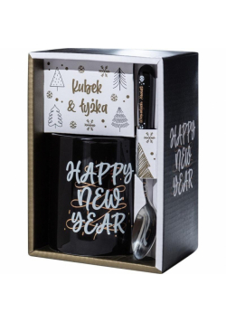 Zestaw świąteczny kubek i łyżeczka Happy New Year