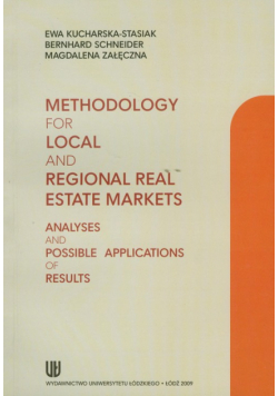 M. - Methodology for local and regional real estate markets