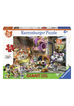 Puzzle 60 Bajka 44 koty w garażu