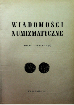 Wiadomości numizmatyczne 4 zeszyty