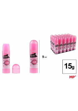 Klej w sztyfcie różowy 15g (24szt)