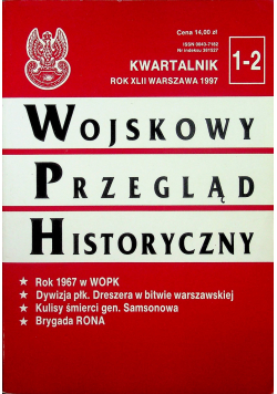 Wojskowy przegląd historyczny nr 1 i 2