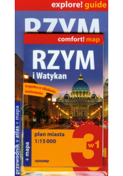Rzym i Watykan Zestaw przewodnikowy z planem miasta