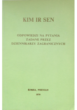 Odpowiedzi na pytania zadane przez dziennikarz zagranicznych