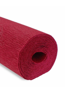 Krepina 50x250cm 180g czerwona ciemna
