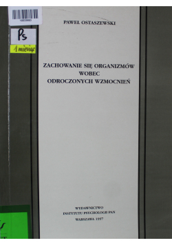 Zachowanie się organizmów wobec odroczonych wzmocnień