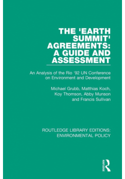 The 'Earth Summit' Agreements