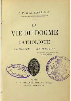 La vie u dogme catholique ok 1898r