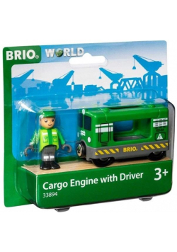 Brio Lokomotywa towarowa z maszynistą