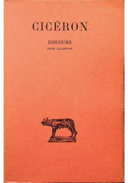 Ciceron Discours Tome VIII