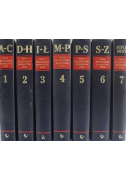 Nowa Encyklopedia powszechna PWN Tom 1 do 7