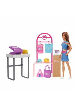 Barbie Projektantka mody Zestaw z lalką i akcesor.