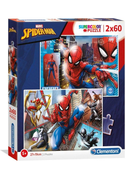 Puzzle 2x60 SuperColor Spider-Man