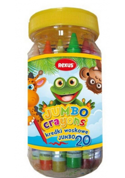 Kredki woskowe Jumbo 20 kolorów