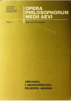 Opera Philosophorum Medii Aevi  tom 4