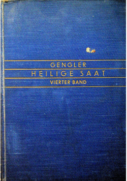 Heilige Saat band IV 1931 r