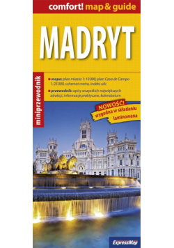 Madryt Miniprzewodnik plan miasta 1:10 000
