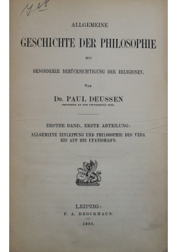 Geschichte der philosophie 1894 r.