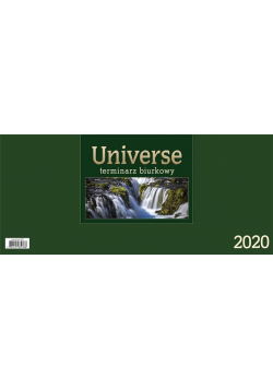 Kalendarz 2020 Biurkowy Universe - zielony