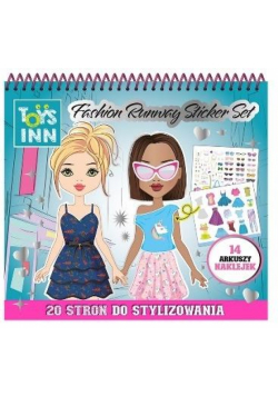 Zestaw kolorowych naklejek do stylizowania STN 9469