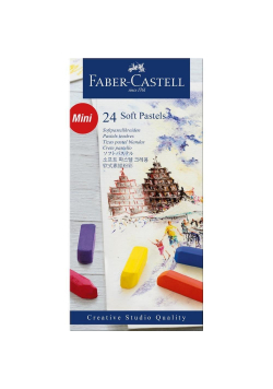 Pastele suche CS mini 24 kolory FABER CASTELL
