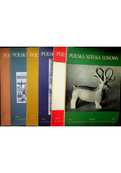 Polska sztuka ludowa rok IX 6 numerów