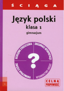Język polski 1 ściąga gimnazjum
