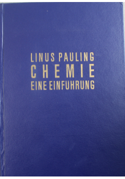 Linus pauling chemie eine einfuhrung