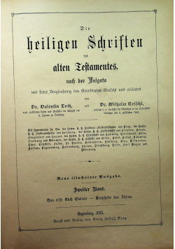 Die heiligen Schriften des alten Trstamentes 1885r