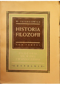 Historia Filozofii Tom III, 1950 r.